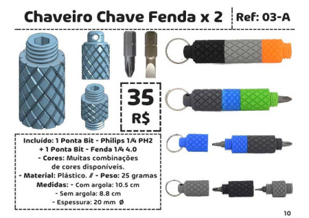 catalogo super chaveiros a5 new