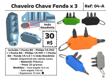 catalogo super chaveiros a5 new