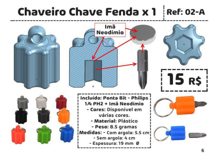 catalogo super chaveiros a5 new