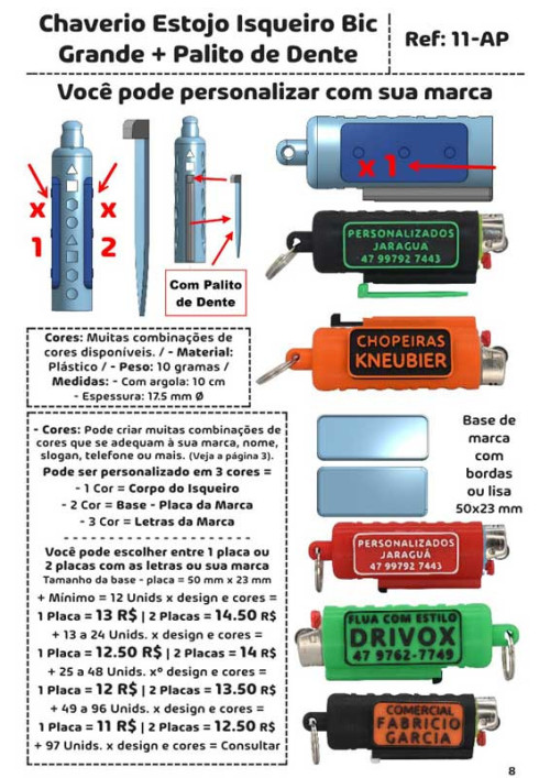 catalogo super chaveiros marca
