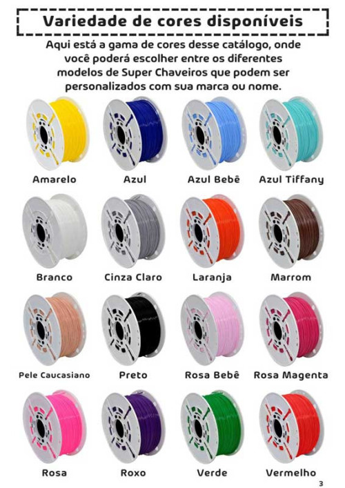 catalogo super chaveiros marca